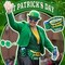 7 Pcs St Patrick's Day Costume Accessories Shamrock Outfit Irish Fanny Pack with Drink Holder Green Adjustable Suspender Sweatband Sunglasses Wristband St Patty's Gift for Women Dress up
